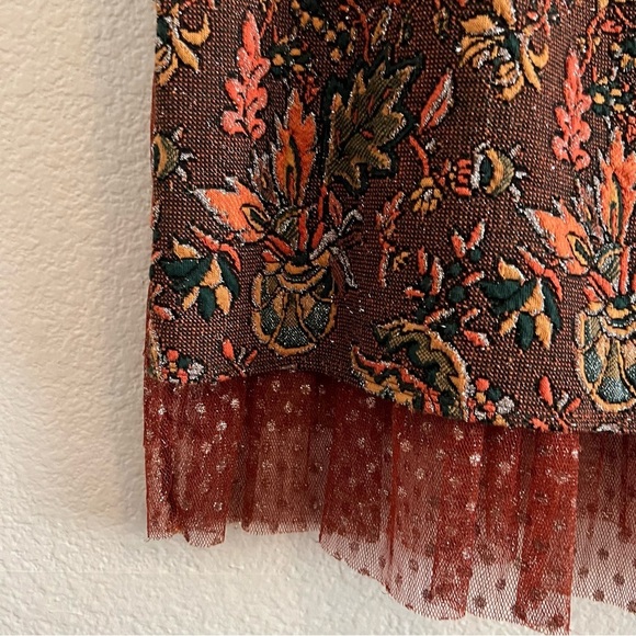 Eva Franco Anthropologie Jacquard Sleeveless Top XL - Picture 4 of 11
